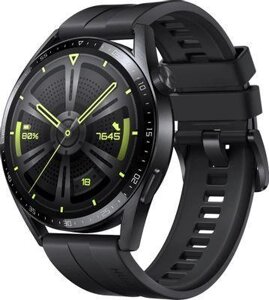 Смарт-часы Huawei Watch GT 3 46мм, 1.43", черный/черный [55028464]