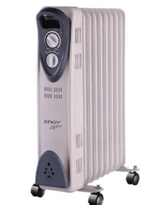 Масляный обогреватель для дома квартиры электрический радиатор батарея отопления с терморегулятором Engy
