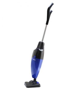 Вертикальный ручной пылесос Ginzzu VS121 синий бытовой хозяйственный для сухой уборки дома