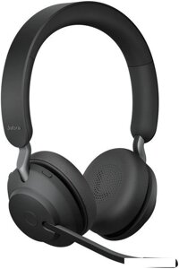 Беспроводные bluetooth наушники с микрофоном Jabra Evolve2 65 MS Stereo USB-A черные накладные