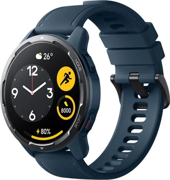 Умные часы Xiaomi Watch S1 Active (синий, международная версия) - гарантия