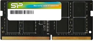 Оперативная память Silicon Power SP016GBSFU320X02 DDR4 - 1x 16ГБ 3200МГц, для ноутбуков (SO-DIMM), Ret