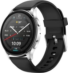 Смарт-часы AMAZFIT Pop 3R A2319, 1.43", черный/серебристый [1746285]