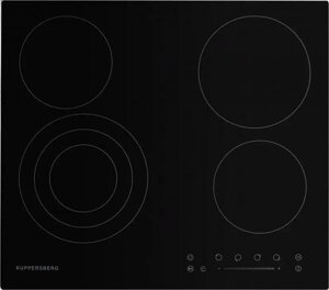 Электрическая варочная панель KUPPERSBERG ECS 603, Hi-Light, независимая, черный