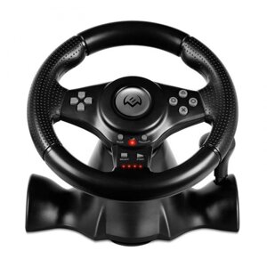 Игровой руль с педалями и коробкой передач для ПК компьютера PC андроида приставок PS3 PS4 Sven GC-W150