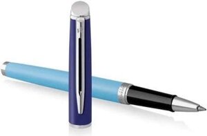 Ручка роллер Waterman Hemisphere Colour Blocking (2179926) Blue CT F чернила черн. подар. кор.