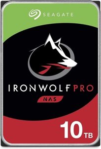 Жесткий диск Seagate Ironwolf Pro ST10000NE0008, 10ТБ, HDD, SATA III, 3.5