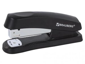 Степлер канцелярский Brauberg Standard+ №24/6 26/6 до 30 листов Black 228608