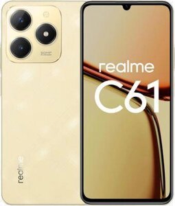 Смартфон REALME C61 6/128Gb, RMX3930, золотой