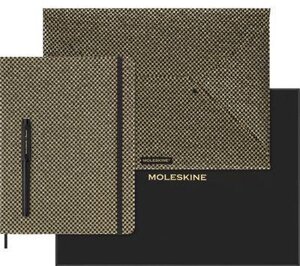 Набор Moleskine Limited Edition Prescious & Ethical Shine блокнот/ручка перьевая/папка-конверт XLarg