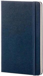 Блокнот Moleskine CLASSIC, 240стр, без разлиновки, твердая обложка, синий сапфир [qp062b20]