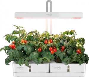 Гидропонная установка Cactus Garden 3.0л 20 белый (CS-LEDPOT-08)