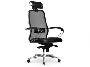 Ортопедическое офисное кресло компьютерное Метта Samurai SL-2.04 MPES Black