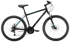Велосипед взрослый мужской скоростной горный STARK Outpost 26.1 D черный/голубой рама 18