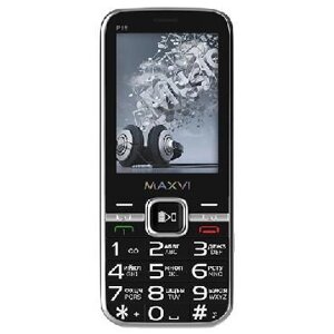 Кнопочный мобильный телефон MAXVI P18 черный
