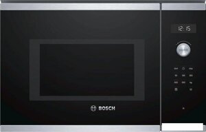 Микроволновая печь Bosch BFL554MS0, встраиваемая, 25л, 900Вт, нержавеющая сталь