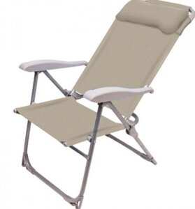 Кресло складное с подлокотниками NIKA шезлонг раскладной кемпинг К2/ПС для отдыха рыбалки пикника