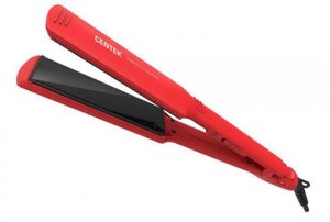 Керамический утюжок выпрямитель гофре для укладки волос CENTEK CT-2030 щипцы-выпрямление красный