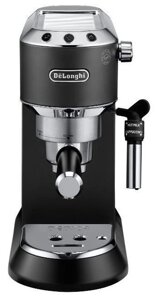 Рожковая кофеварка помповая эспрессо ручная с капучинатором DELONGHI EC685. BK черная