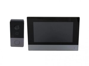 Комплект видеодомофона монитор с вызывной панелью HikVision DS-KIS603-P (C)