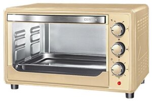 Электрическая печь для выпечки дома дачи пирогов настольная мини печка электродуховка CENTEK CT-1537-30 беж