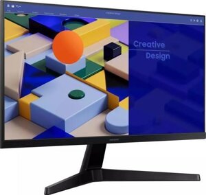 SAMSUNG Монитор 24 S24C314EAU черный IPS LED 5ms 16:9 HDMI полуматовая 250cd 178гр/178гр 1920x1080 75Hz FreeSync VGA