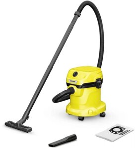 Строительный пылесос Karcher WD 2 V-15/4/18, желтый [1.628-003.0]