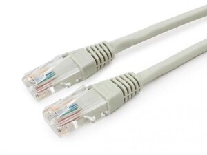 Сетевой кабель Gembird Cablexpert UTP cat. 5e 15m Grey PP10-15M