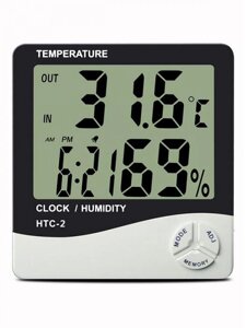 Погодная станция Гигрометр комнатный Datronn HTC-2 электронный цифровой термометр для дома
