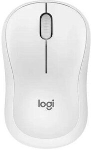 Мышь Logitech M240 Silent, оптическая, беспроводная, белый [910-007079]