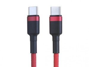 Baseus Cafule USB Type-C PD2.0 60W 1m Red CATKLF-G09