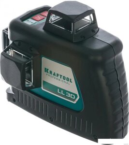 Лазерный нивелир KRAFTOOL LL-3D 34640-4 (с держателем и детектором)