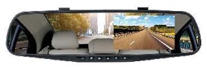 Автомобильный видеорегистратор зеркало DIGMA FREEDRIVE 303 MIRROR DUAL с задней камерой для парковки