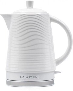 Чайник электрический GALAXY LINE GL 0508, 1400Вт, белый