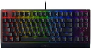 Клавиатура Razer BlackWidow V3 TKL, USB, черный + черный [rz03-03490700-r3r1]