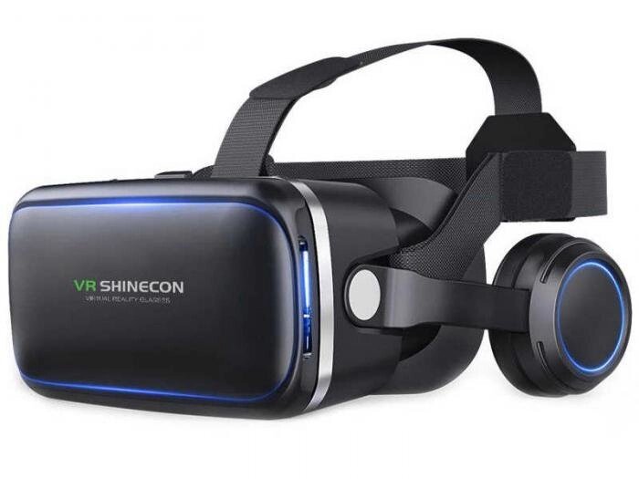 Очки виртуальной реальности для смартфона Veila VR Shinecon с наушниками 3383 виар шлем 3D - акции