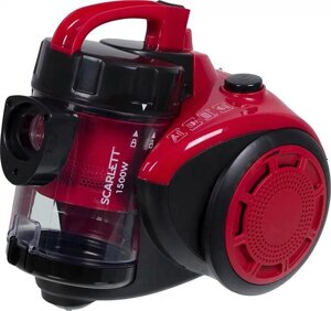 Пылесос SCARLETT SC-VC80C11, 1500Вт, красный/черный