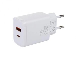 Baseus Compact Quick Charger USB - Type-C CCXJ-B02 White