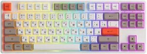 Клавиатура AKKO 5087B Plus, беспроводная, белый + белый