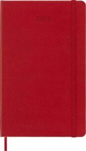 Ежедневник Moleskine Classic датированный, 400стр., Large, красный