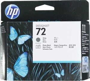 Печатающая головка HP 72 C9380A фото черный/серый для HP DJ T1100/T610