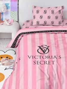 Постельное белье Victoria Secret 1.5 спальное перкаль полуторный комплект постель для девочек подростков