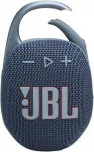 Колонка портативная JBL Clip 5, 7Вт, синий [jblclip5blu]