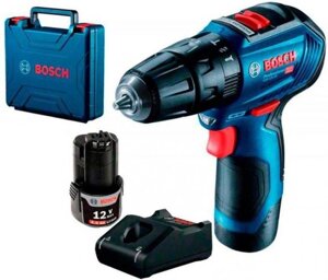 Ударная дрель-шуруповерт Bosch GSB 12V-30 Professional 06019G9100 (с 2-мя АКБ, кейс)