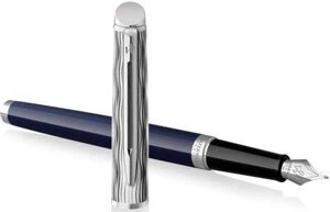 Ручка перьев. Waterman Hemisphere L`Essence du Bleu (CW2166467) LaqBlue CT F ст. нерж. подар. кор.