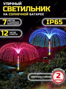 Уличные светодиолные светильники на солнечной батарее Газонные садовые фонари освещение для дорожек дачи