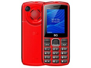 Кнопочный сотовый телефон BQ 2452 Energy красный мобильный