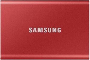 Внешний диск SSD Samsung T7 MU-PC2T0R/WW, 2ТБ, красный