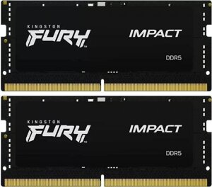 Оперативная память Kingston FURY Impact 2x16 ГБ DDR5 4800 МГц KF548S38IBK2-32