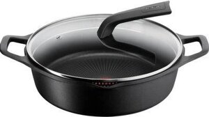 Кастрюля Tefal Delicio E2327274, 4.8л, с крышкой, черный [2100123567]